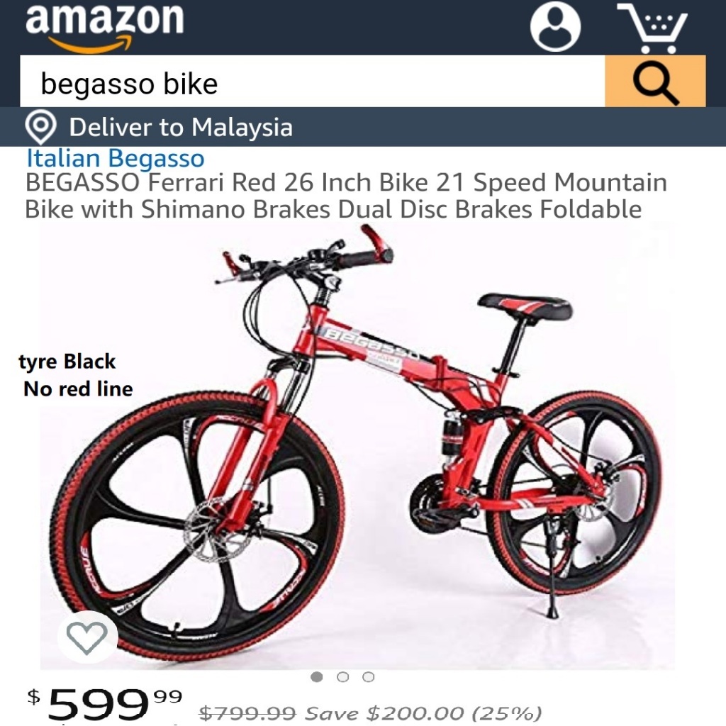 Begasso Folding Blades Bike, Begasso FOLDABLE SIX Blade Bike