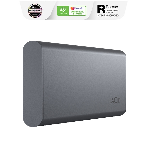 LaCie Mobile 500GB / 1TB / 2TB SSD Secure USB-C | Compatible with