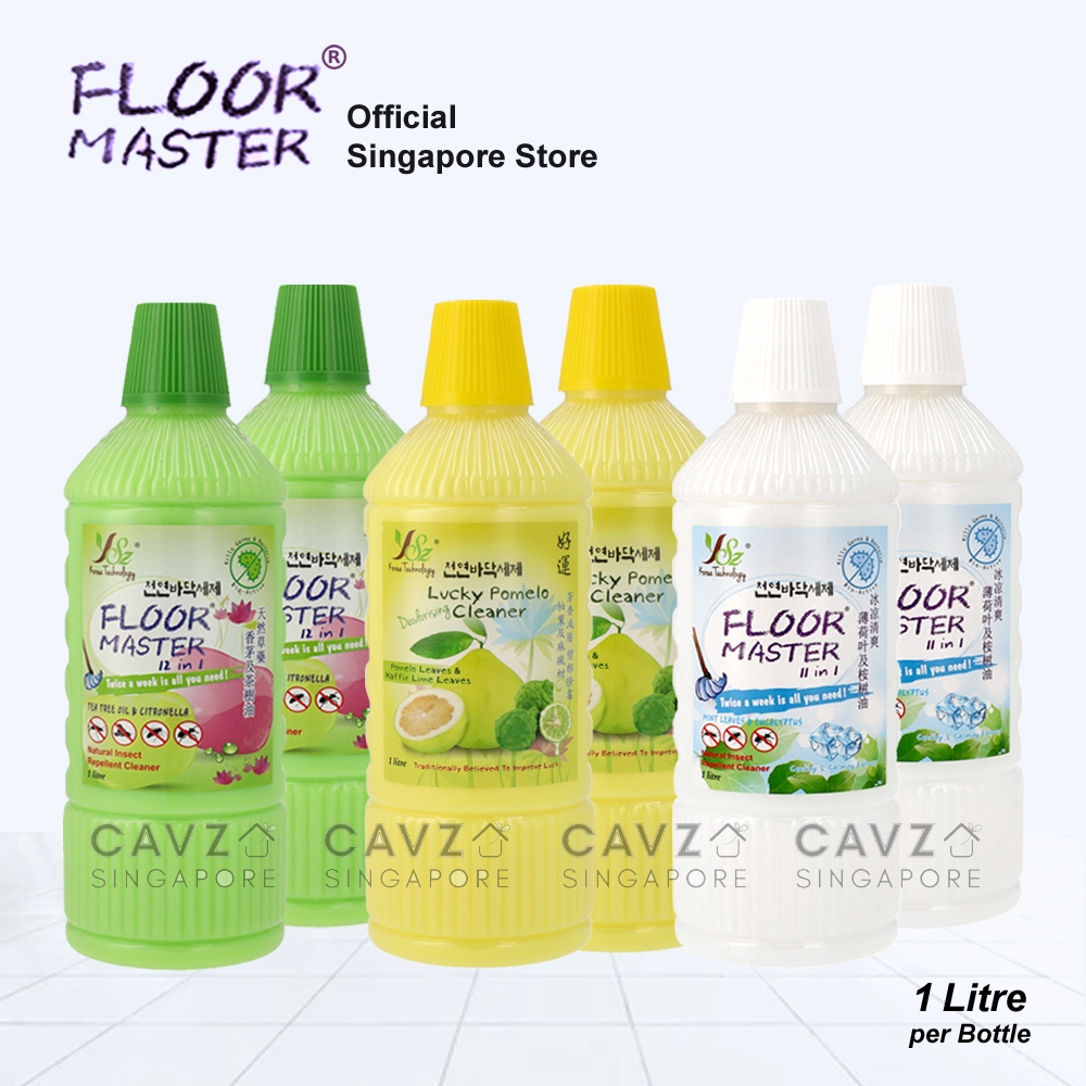 Floor Master 1 Litre x1 Bottle - Floor Cleaner - Citronella, Tea Tree ...