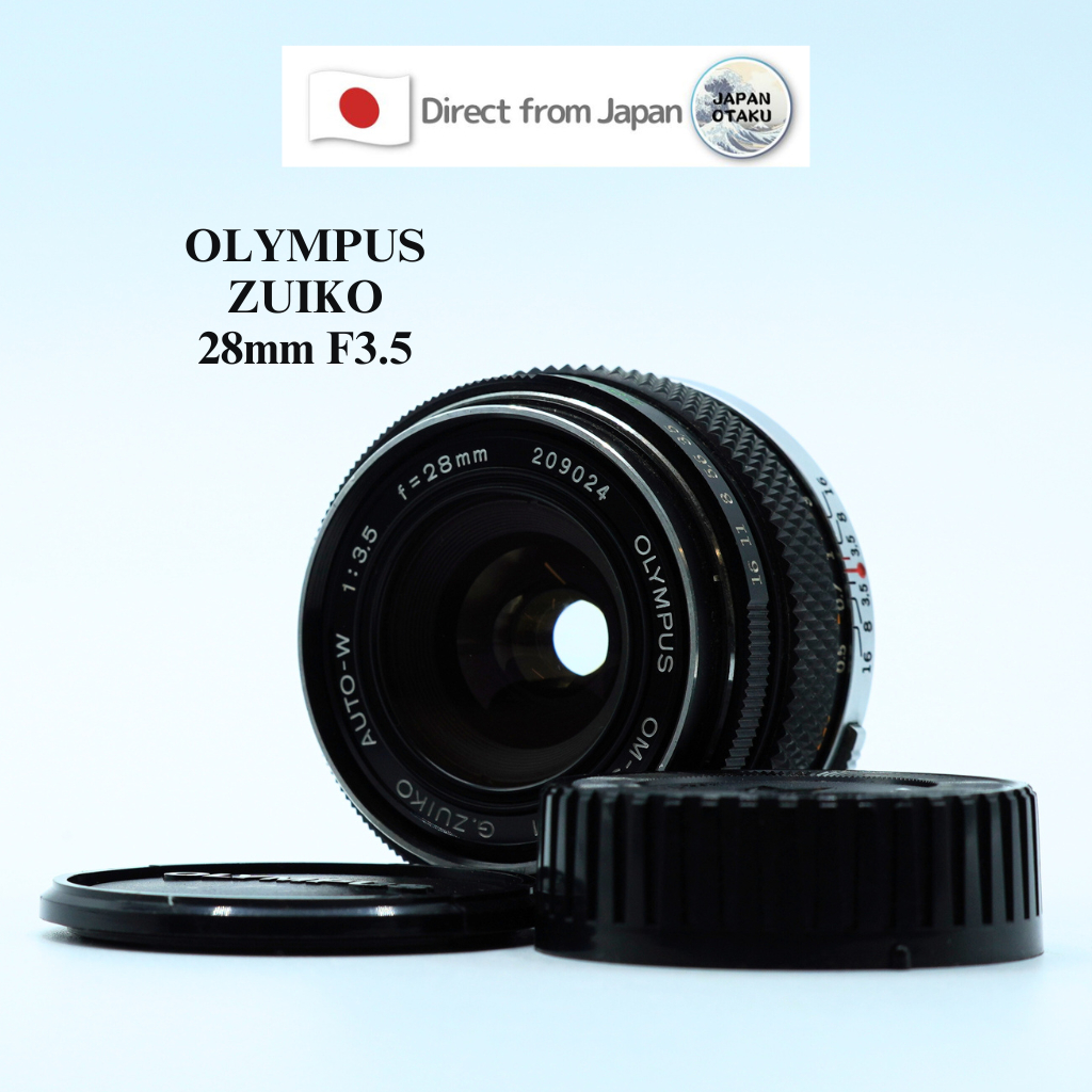 【美品】OLYMPUS G.ZUIKO AUTO-W 28mm f/3.5 Used in Japan] 