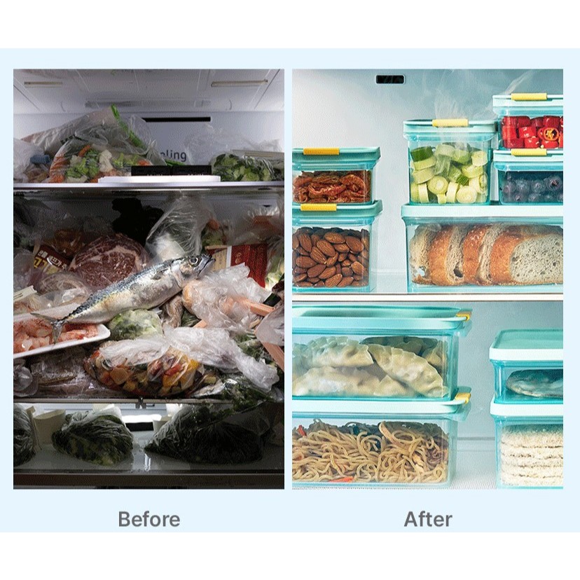 LocknLock Freezer Fit Containers Case for freezer Storage Stackable BPA ...