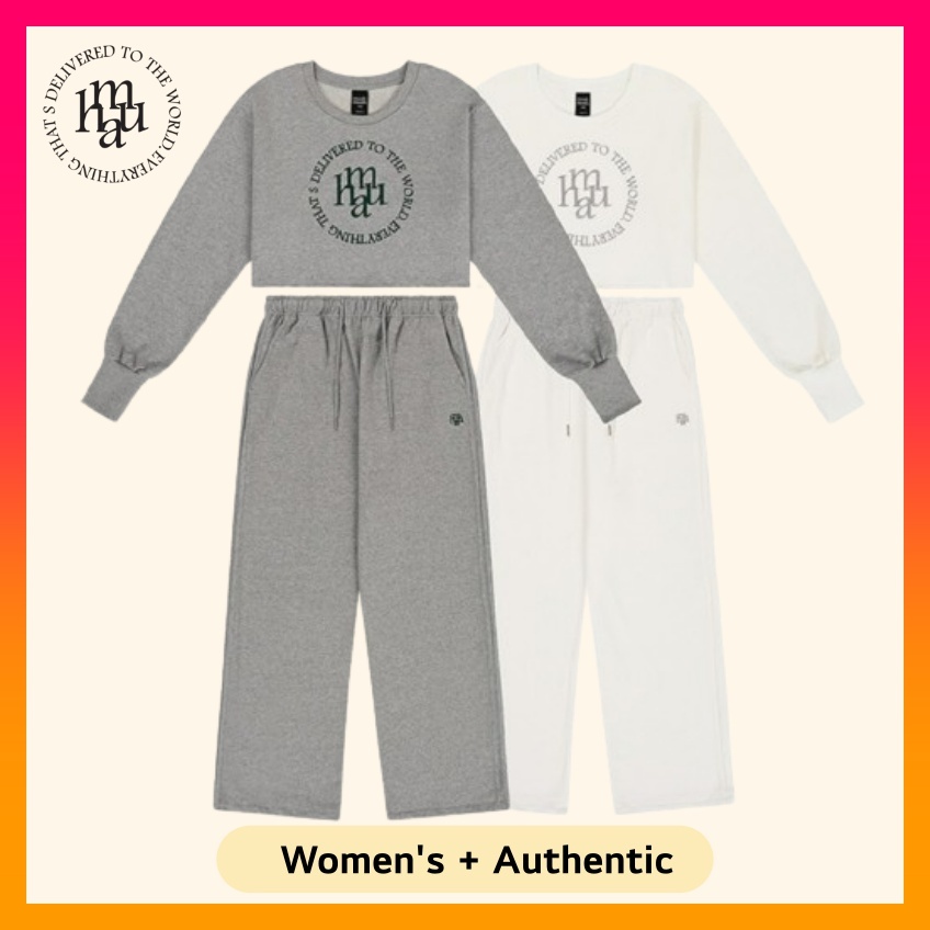 ★muahmuah★送料込み★韓国★[SET] CROP MTM WIDE PANTS SET UP SET] CROP MTM WIDE PANTS SET UP - muahmuah | 60% - Asian