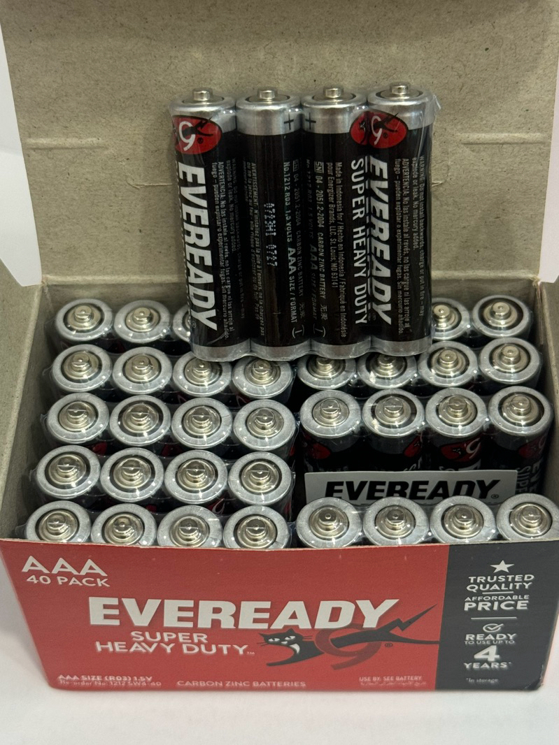 EVEREADY AAA Super Heavy Duty AAA Size Battery (Triple A Size) | Shopee ...