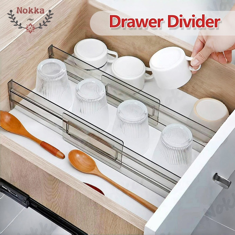 【SG】Adjustable Drawer Divider Multifunctional Partition Board Drawer ...