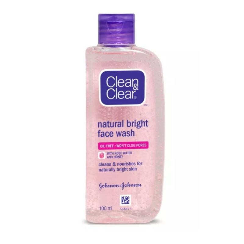Clean & Clear Natural Bright Face Wash 100ml (Exp 2027) | Shopee Singapore
