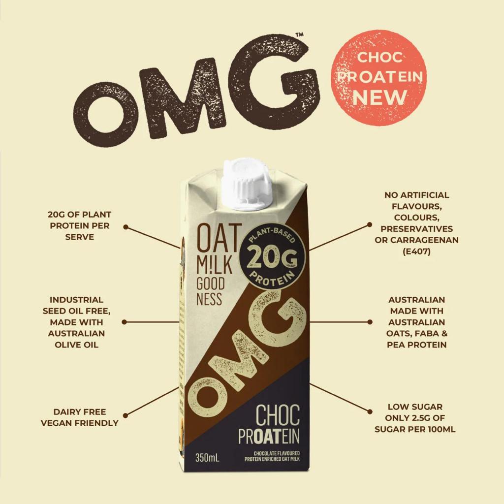 [20g Protein] OMG Oat Milk Goodness Barista Chocolate Protein Oat Milk ...