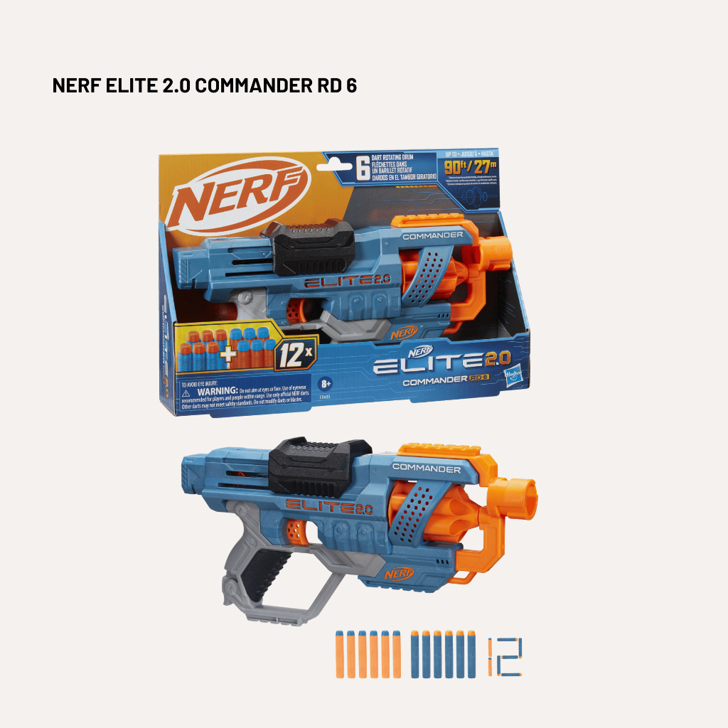 Kidztime x Nerf Elite Guns Collection: Elite Jr, Elite 2.0 blaster