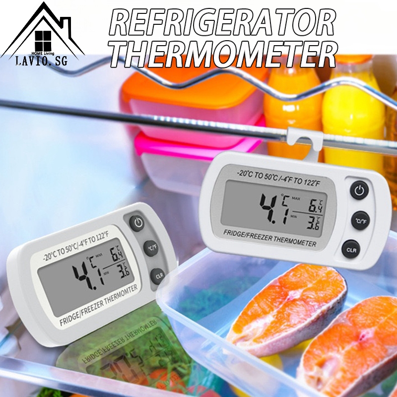 4 Pack Fridge Thermometer Refrigerator Thermometer, Fridge