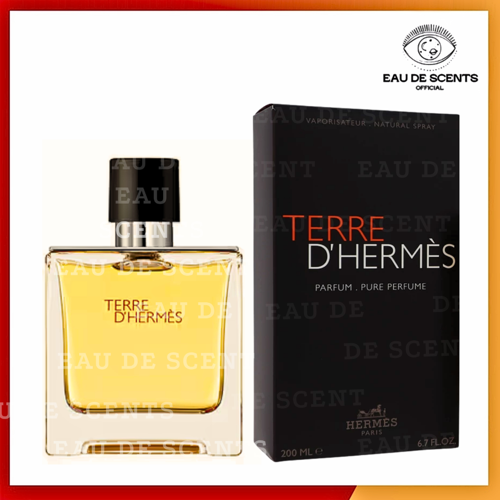 HERMES TERRE D'HERMES PARFUM 75ML/200ML/TESTER | Shopee Singapore