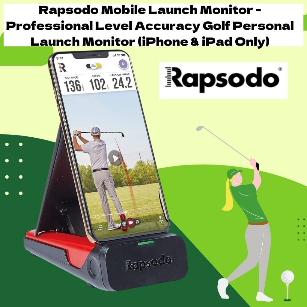 Rapsodo Mobile Launch Monitor - Golf Personal Launch Monitor (iPhone ...