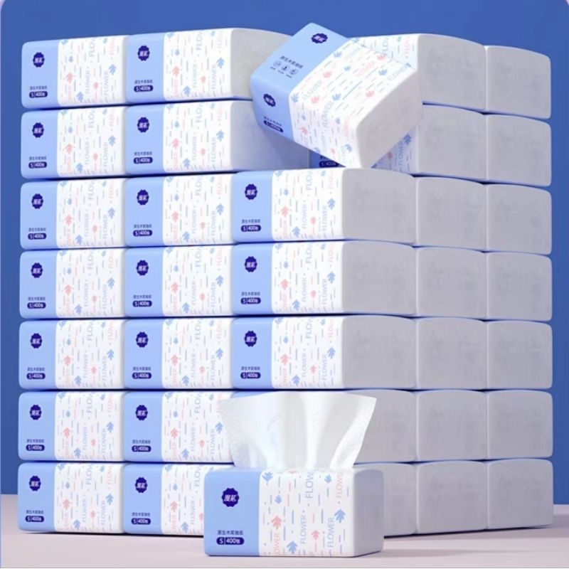 [SG Seller] 400 sheets 5 layers 80 draws tissue paper household ...