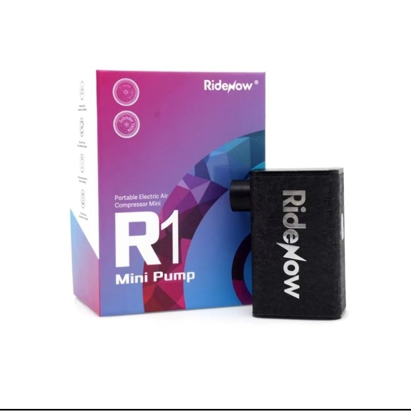 Ridenow Portable R1 R1s Mini Electric Air Pump max 120Psi MTB Road Bike ...
