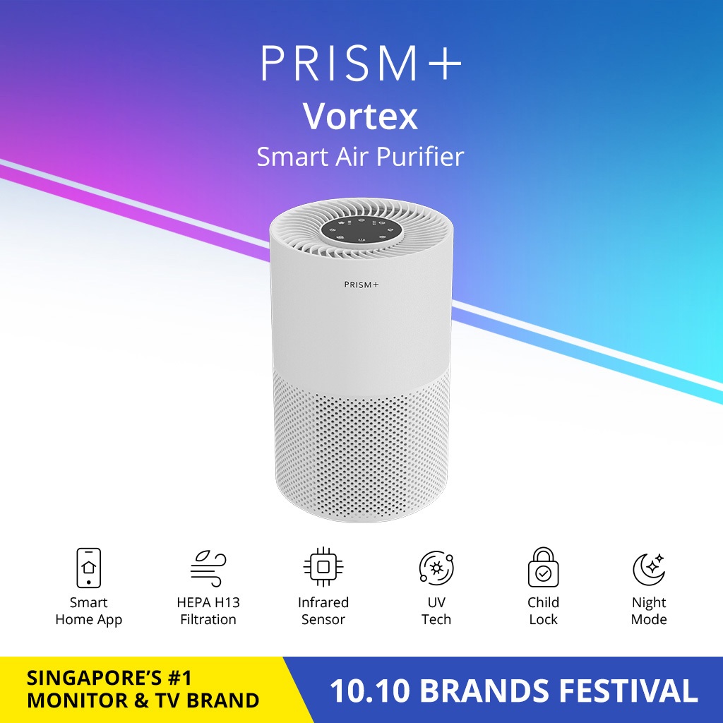 PRISM+ Vortex Smart Air Purifier HEPA H13 Filter HEPA Shopee