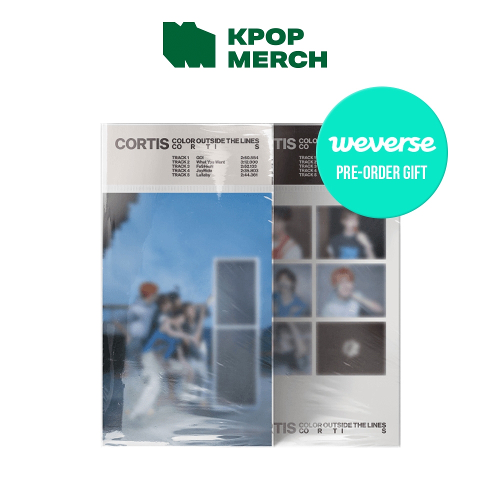 MAKESTAR POB – CORTIS GREENGREEN [Photobook 3 Ver Set] Secondo EP Con Photocard Esclusive E Inclusioni Speciali