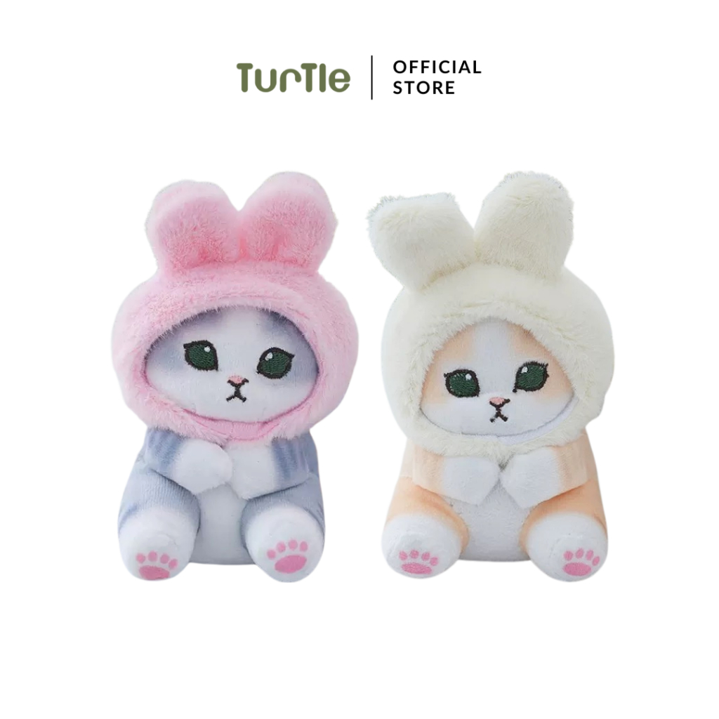 TURTLE Mofusand Bunny Plush Keychain Soft Toy Pendant Keychain Bag ...
