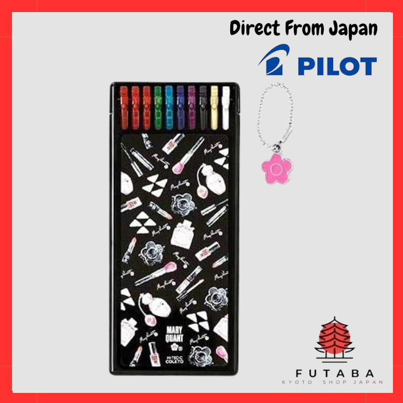 Pilot x Marie Quant Hi-Tec-C Coleto, Limited Edition 10-Color Refill ...