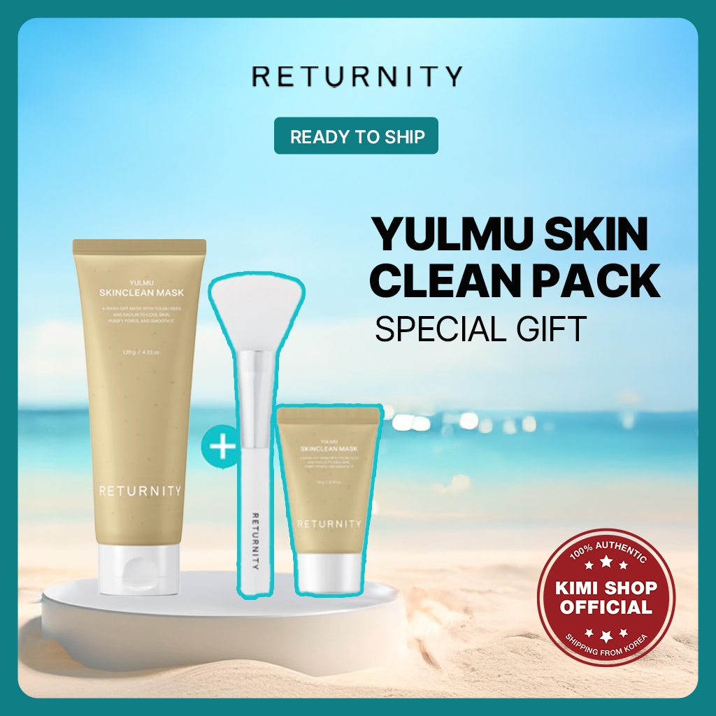 [RETURNITY] Yulmu Skin Clean Pack Special Set 120g Face Mud Cream Mask ...
