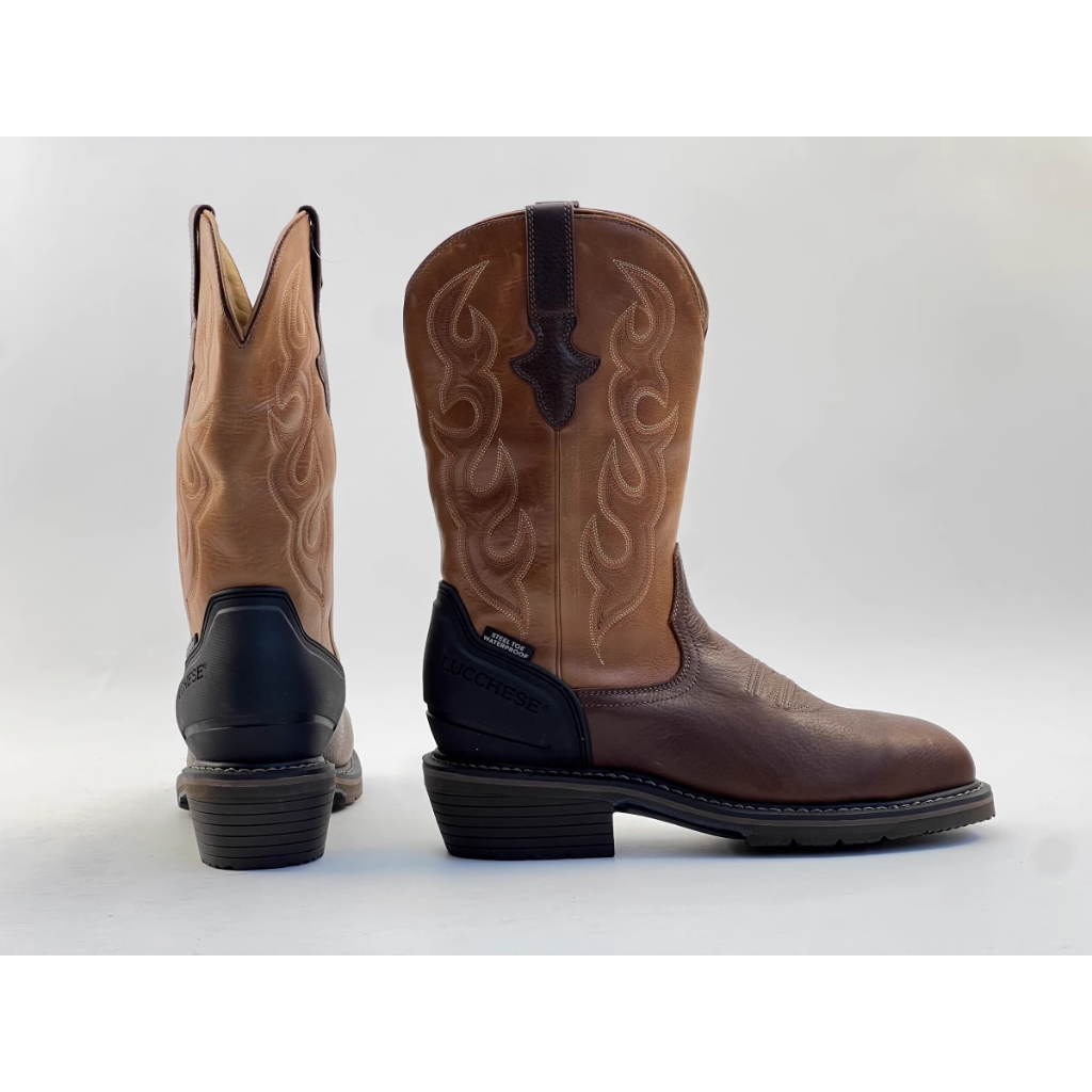 Lucchese steel toe boots deals