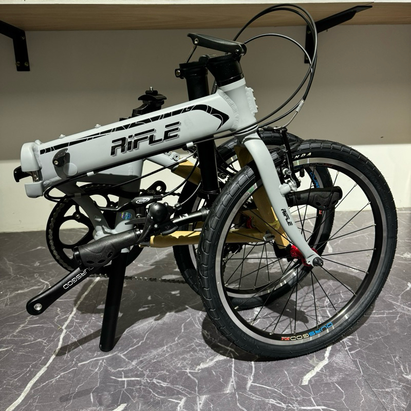 SG STOCK 20 RIFLE R8 folding bike 9 speed 10.5kg Aluminum bicycle Shopee Singapore