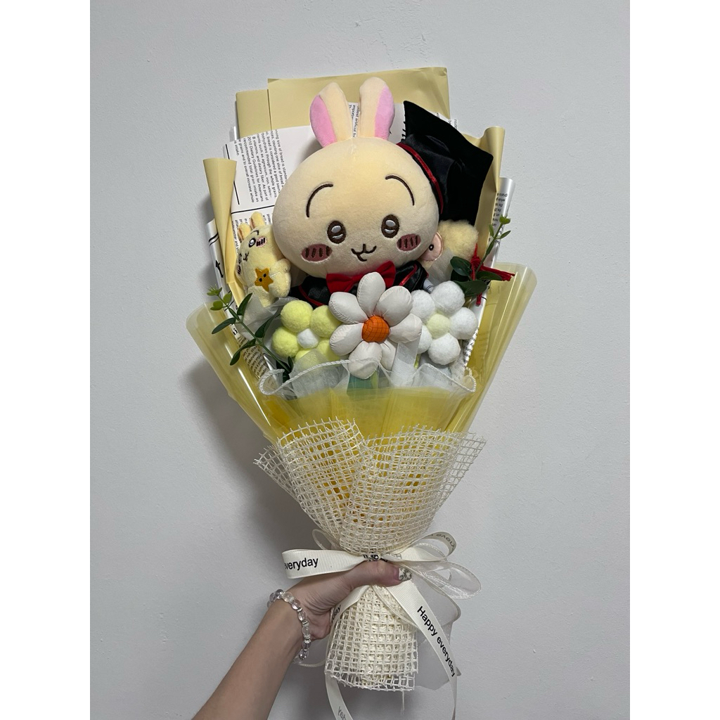 Japanese Manga Series Chiikawa Graduation Bouquet Hachiware Graduation ...