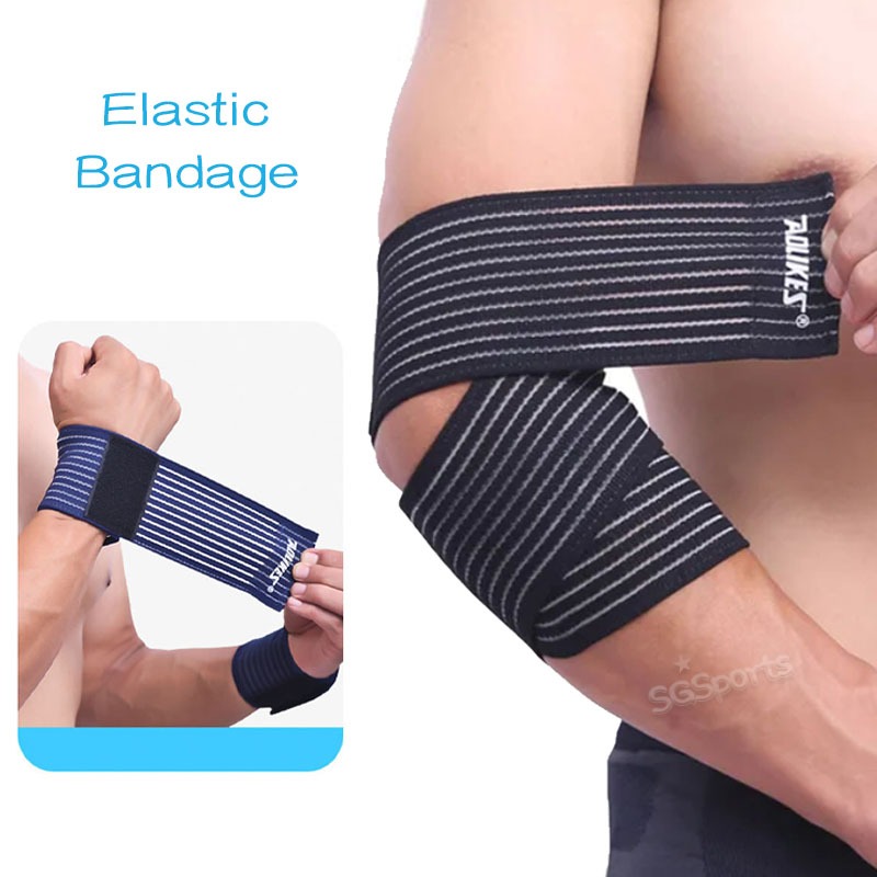 Elastic Bandage For Wrist Elbow Ankle Calf 👉 Multiple Use