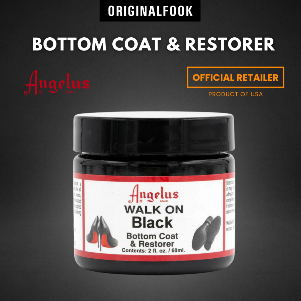 Angelus Bottom Coat Restorer Walk On Red Black Shopee Singapore