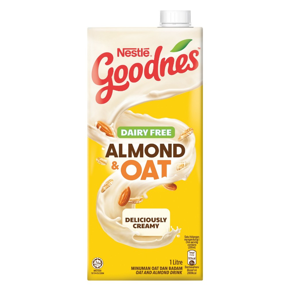 [NEW] NESTLE GOODNES Dairy Free Almond & Oat 1L | Shopee Singapore