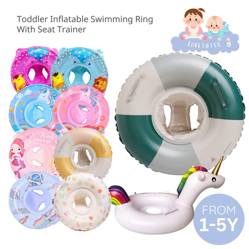 [SG INSTOCK] Toddler Float Swimming Inflatable Ring Baby Swim Float ...