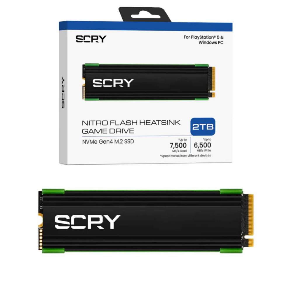 PS5 Scry Nitro Flash Heatsink 2TB Game Drive SSD | Shopee Singapore