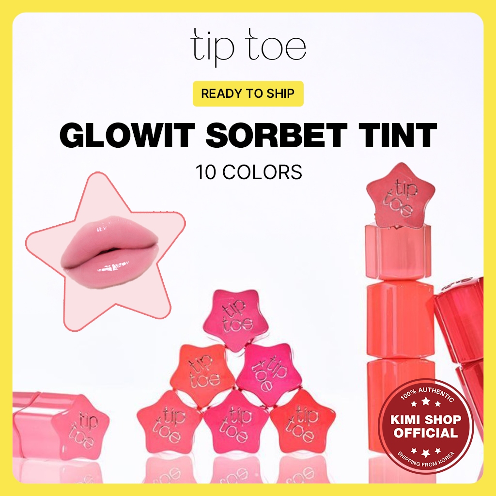 TIPTOE] Glowit Sorbet Tint 12Colors | Shopee Singapore
