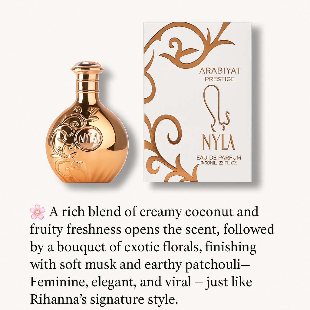 Nyla Arabiyat Prestige MPF - 80ml EDP Perfume (Rihanna) | Shopee