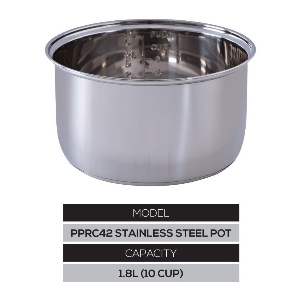 PowerPac 0.6L 2.2L Rice Cooker Inner Pot NON STICK POT STAINLESS STEEL POT ALUMINUM POT Shopee Singapore