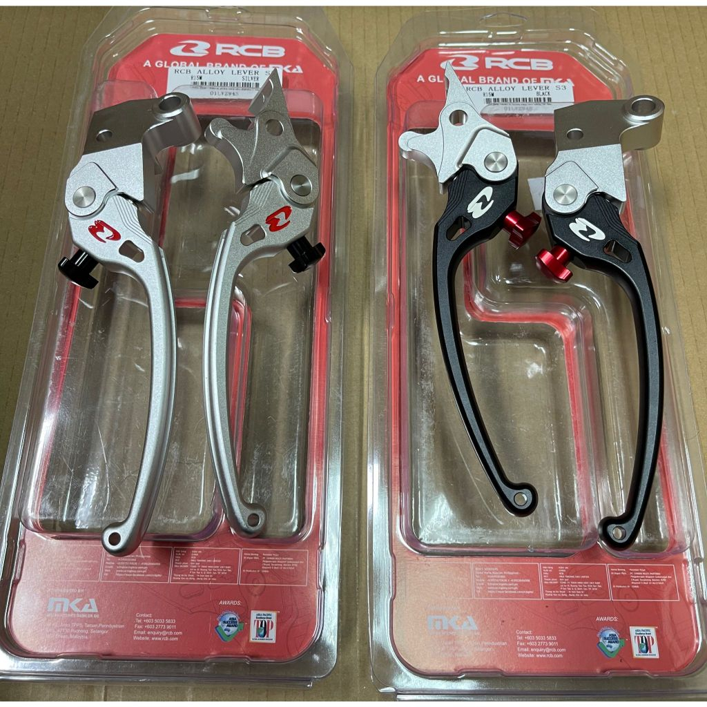Emgo 7/8” Alloy Clutch & Brake Lever Set – Triumph BSA Norton, Complete Assemblies, 32-69651/32-69652
