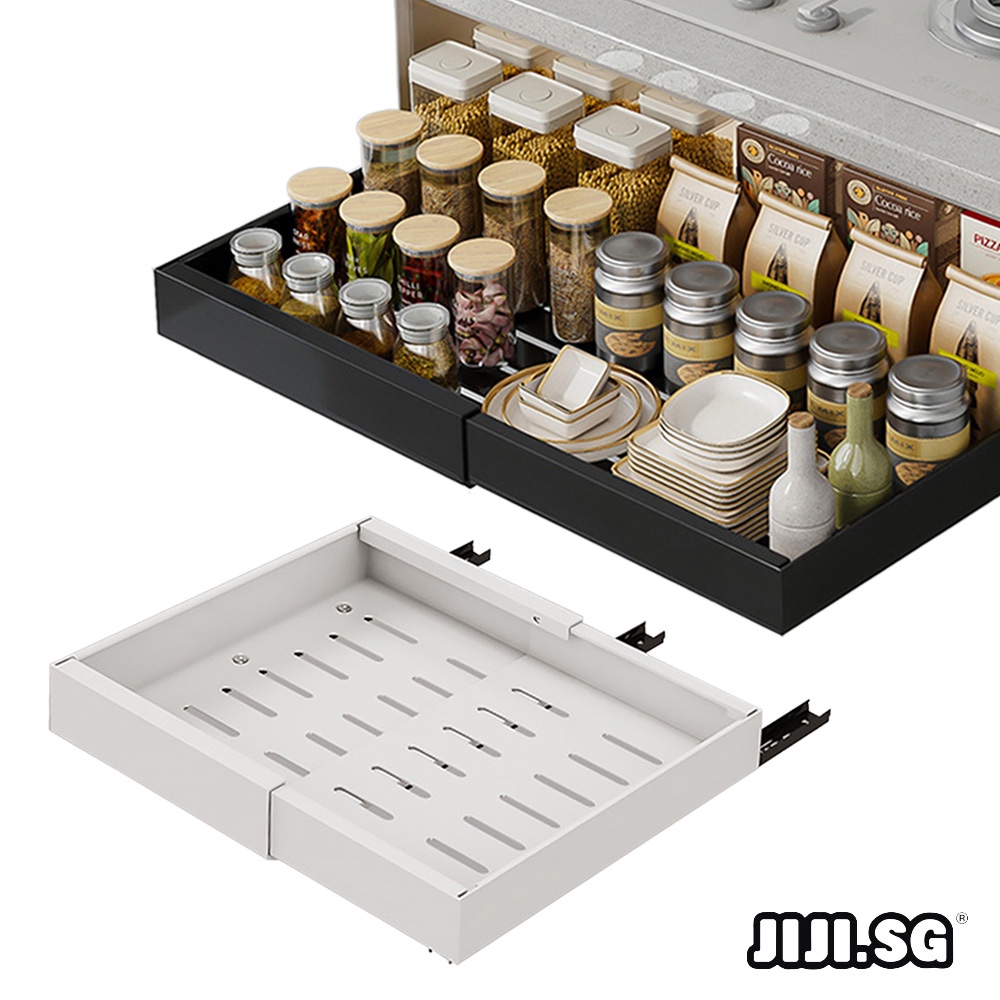 (JIJI SG) MENDEL Pull-Out Extendable Cabinet Storage Rack - Storage ...