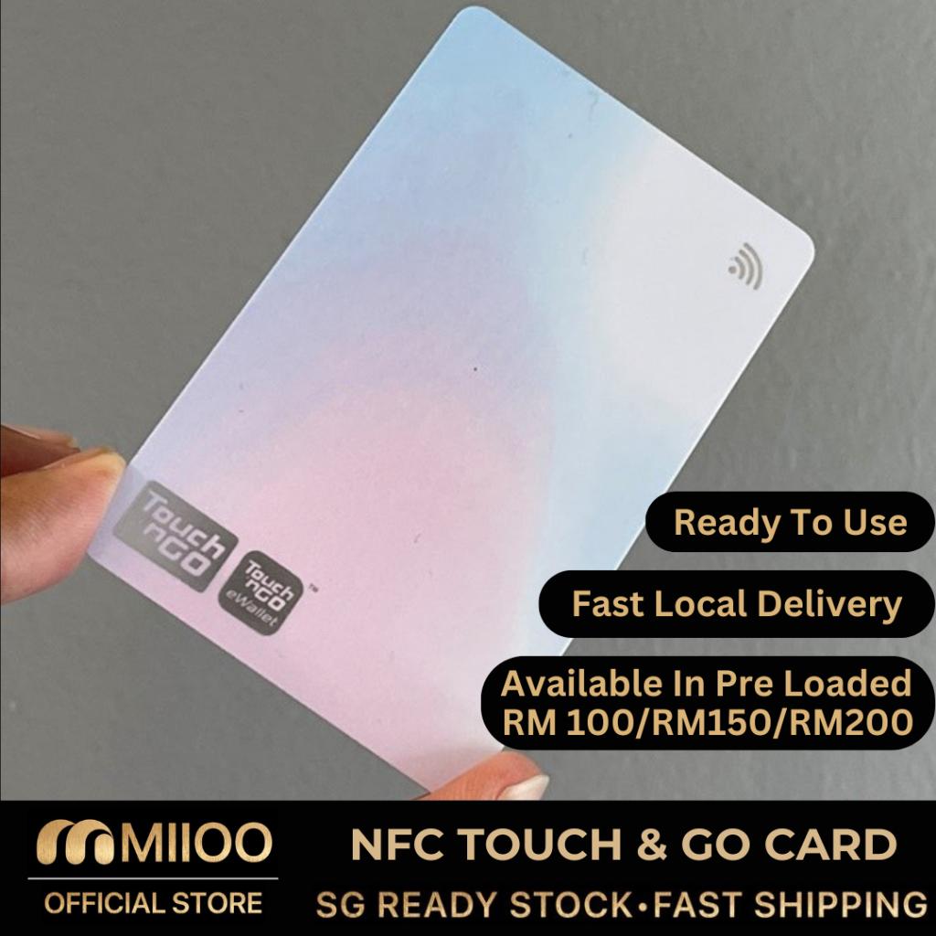 Touch N Go Card NFC Exp 07/2032 Enhanced Malaysia Silver Logo Ready To ...
