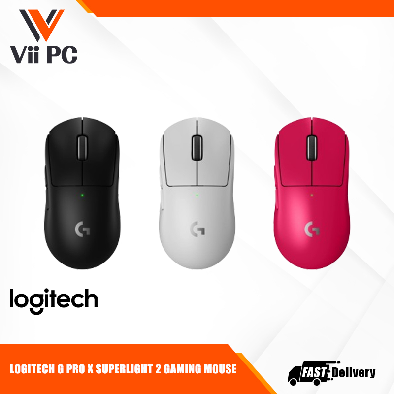 Logitech G Pro X Superlight 2 Wireless Gaming Wireless Mouse, 60g weight, Hero 2 Sensor, Type C Charging Logitech G Pro X Superlight 2 Wireless Gaming Wireless Mouse, 60g weight, Hero 2 Sensor, Type C Charging