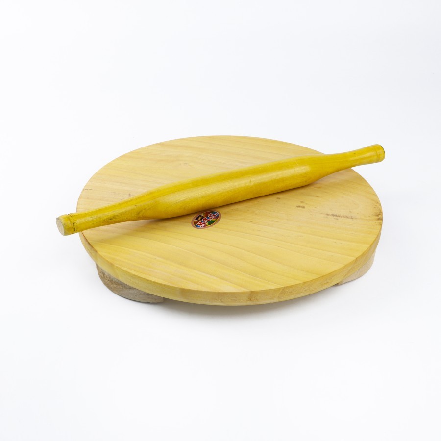 Chapathi Maker Set (Wooden Roll & Board) | Shopee Singapore