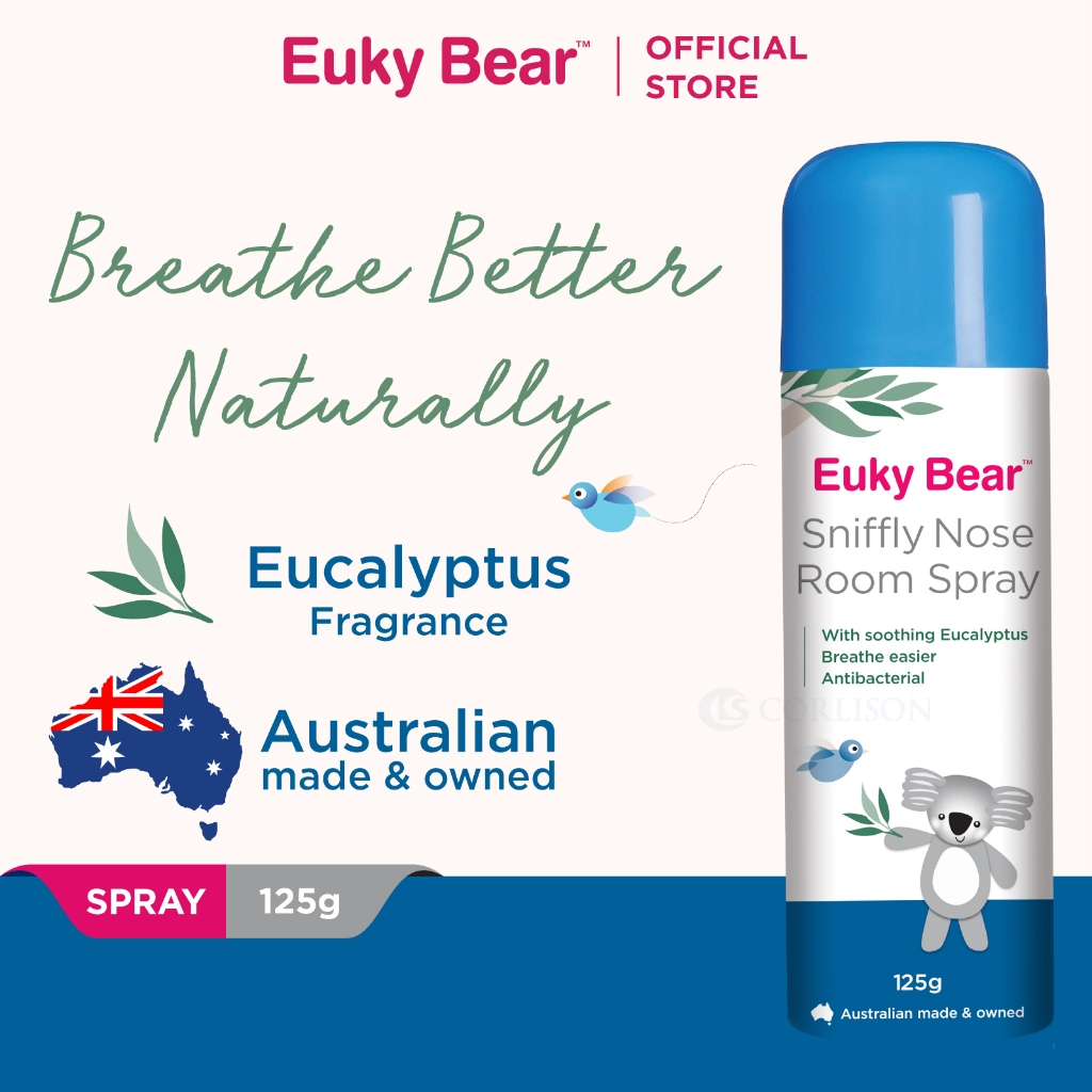 Euky Bear Sniffly Nose Room Spray 125g | Shopee Singapore