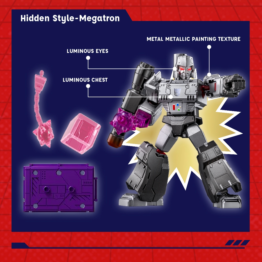 [Blind Box]Blokees Transformer Toy Luminous Eyes and chest building ...