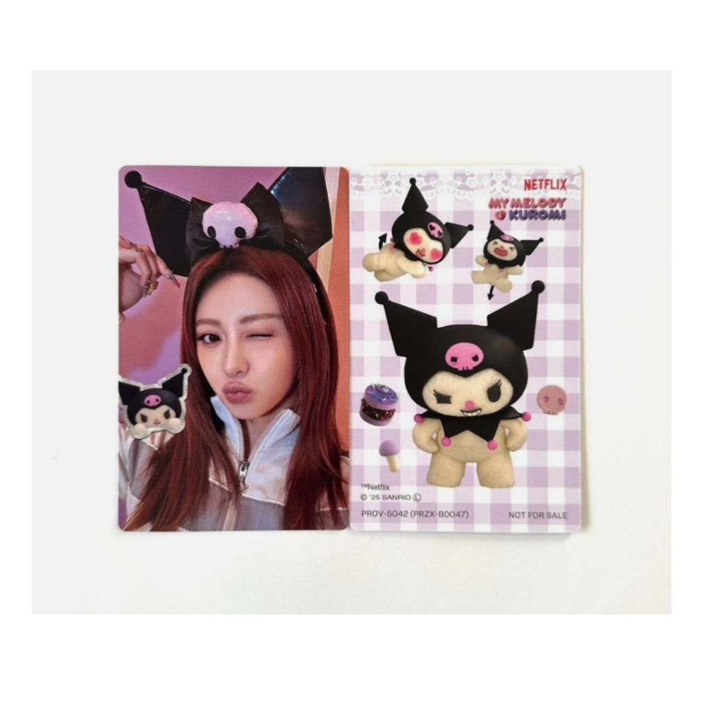 LE SSERAFIM DIFFERENT My Melody & Kuromi ver. Official Photo card