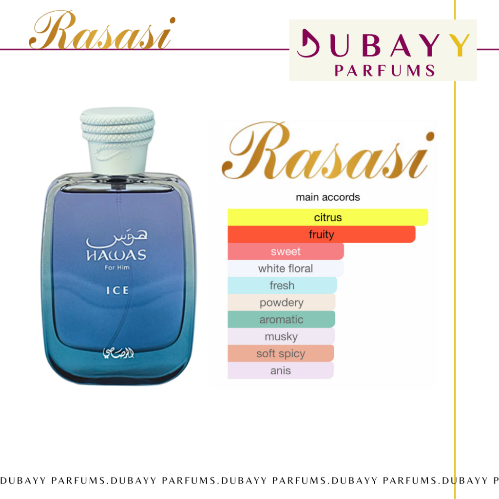 Hawas ICE by Rasasi 100ml EDP | Shopee Singapore