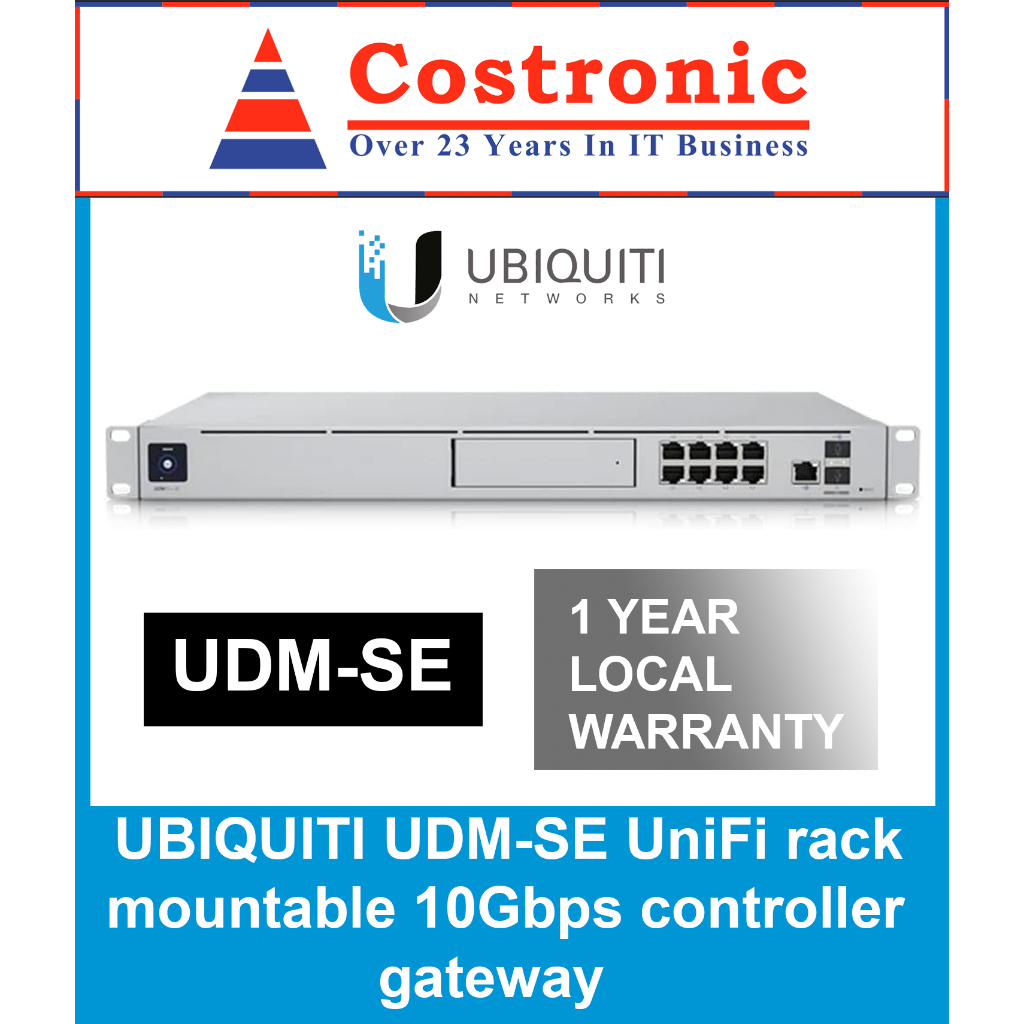 UBIQUITI UDM-SE UniFi rack mountable 10Gbps controller gateway | Shopee ...