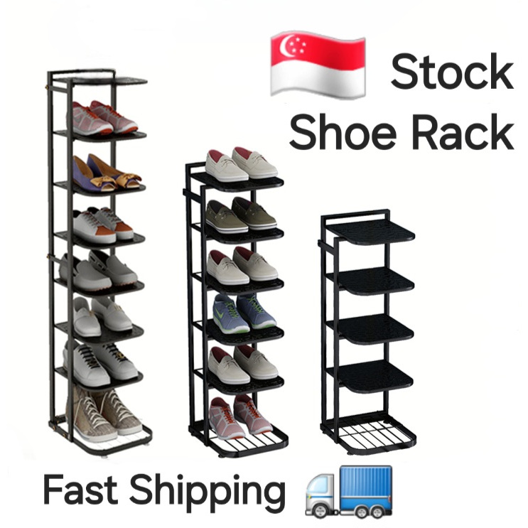 Shoe Rack BTO HDB Condo Landed Metal Minimalist Design Anti-rust Sturdy ...