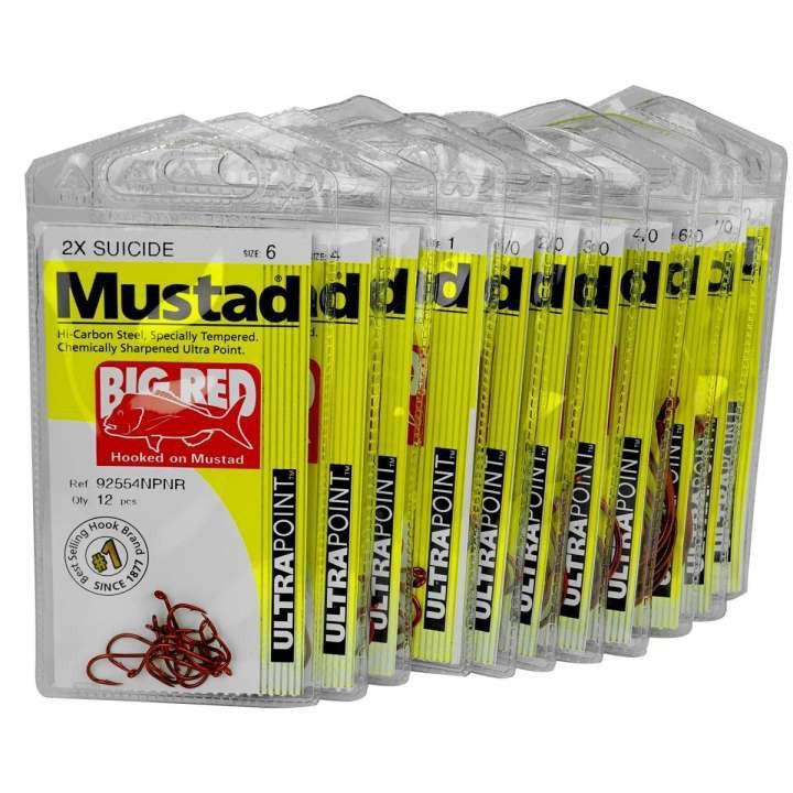 MUSTAD BIG RED HOOKS | Shopee Singapore