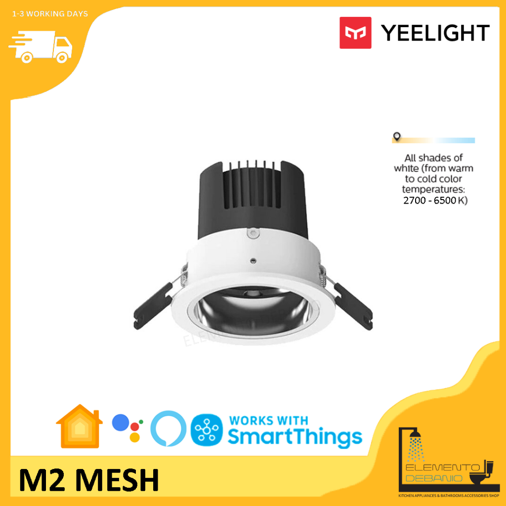 Yeelight M2 Mesh Spotlight Mesh Downlight M2 Mesh Downlight M2 pro 5W 2700 6500K Shopee Singapore