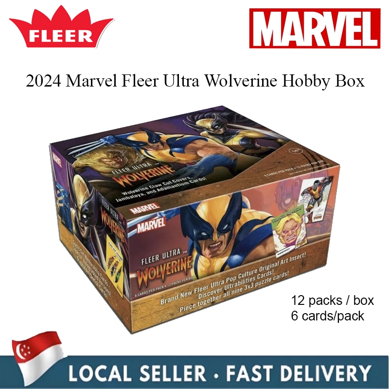 Marvel Fleer Ultra Wolverine Trading Cards Hobby Box (Upper