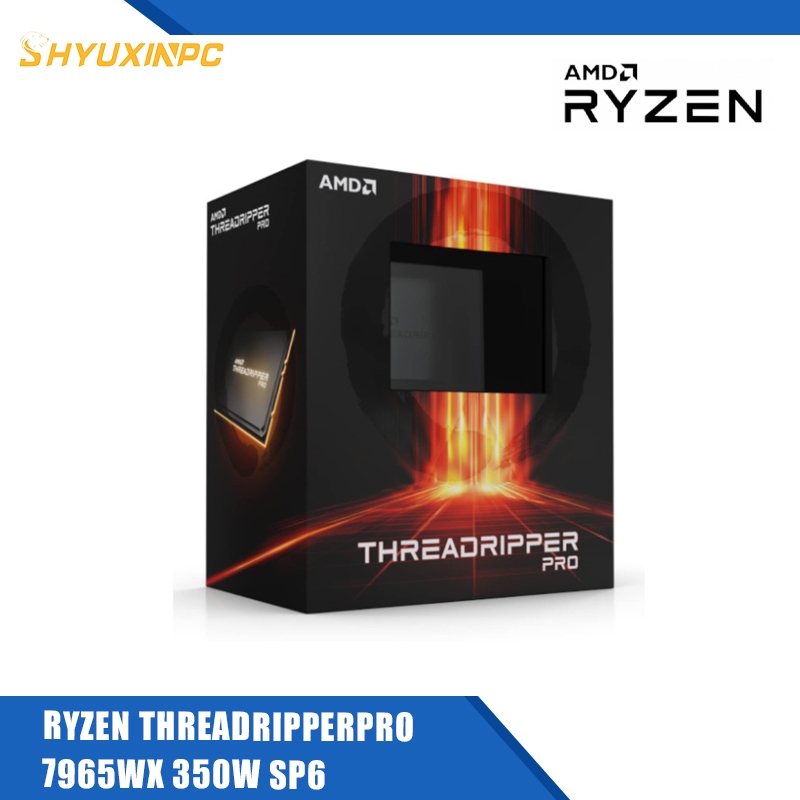AMD RYZEN THREADRIPPER PRO 7965WX sTR5 socket PC Processors Cooler not ...