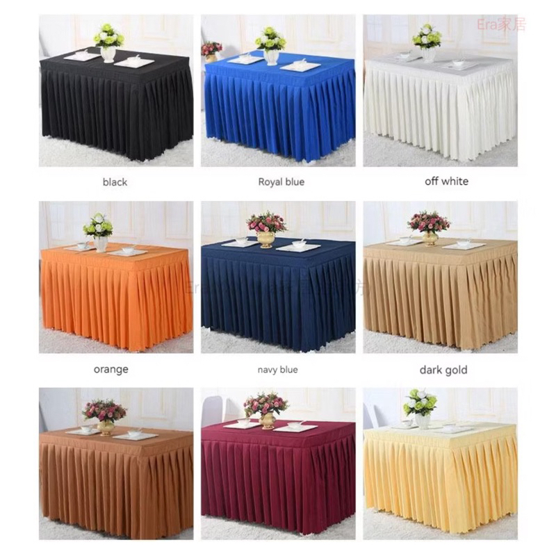 180x75x75cm BEST Premium table skirting Conference Tablecloth ...