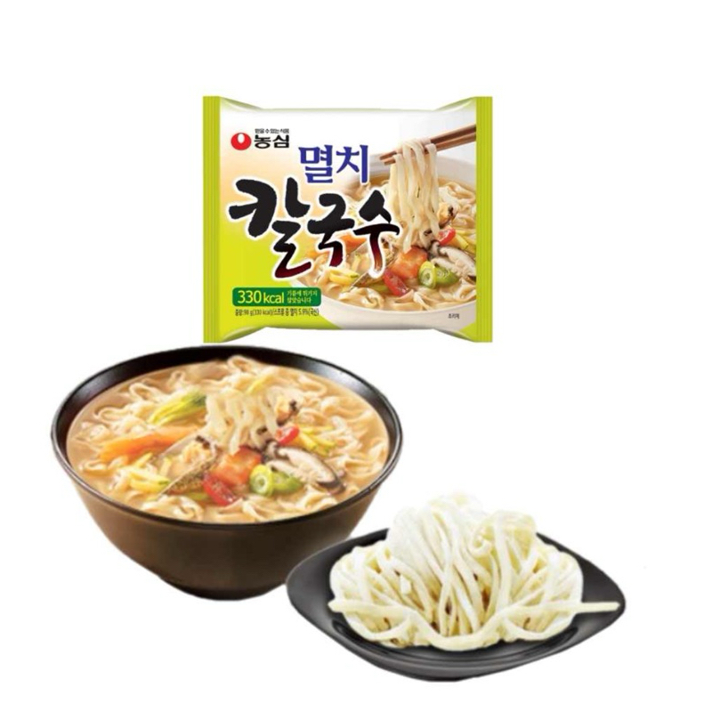 NongShim - Anchovy Noodles Kalguksu 98g x 5 packs | Shopee Singapore
