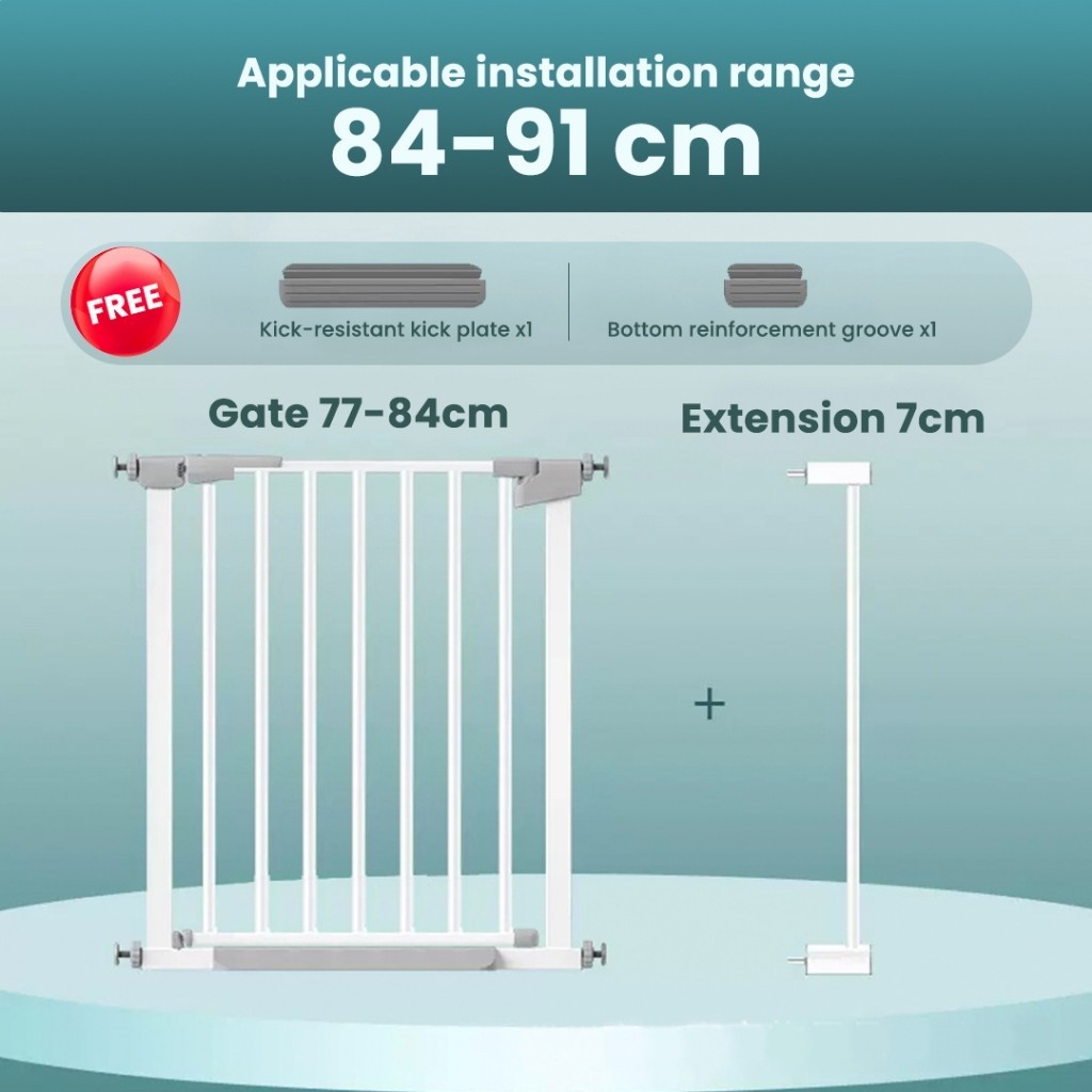 Baby Safety Gate Automatic Close Baby Children Fence Isolation ...